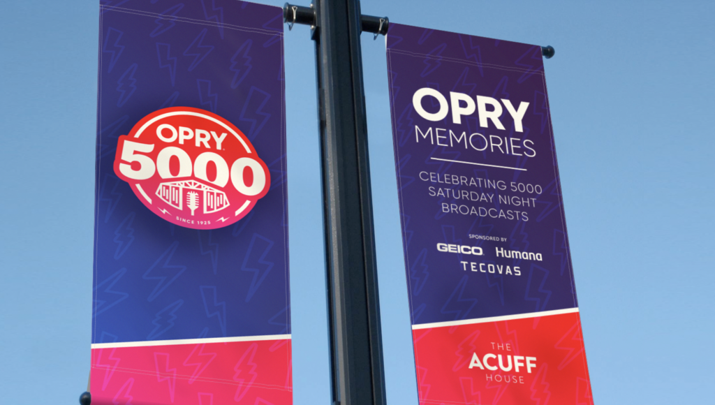 Opry 5000 Pole Banners